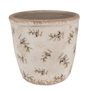 Pot de fleurs d'intérieur Beige Ø 14x13 cm