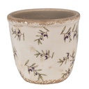 Vaso Porta Pianta Beige Ø 11x10 cm