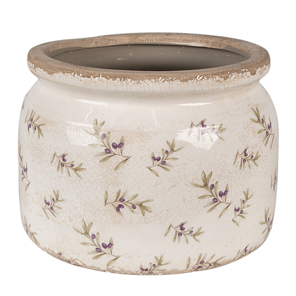 [6CE1670L] Decoratie bloempot Ø 20x15 cm