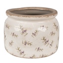 Pot de fleurs d'intérieur Beige Ø 20x15 cm