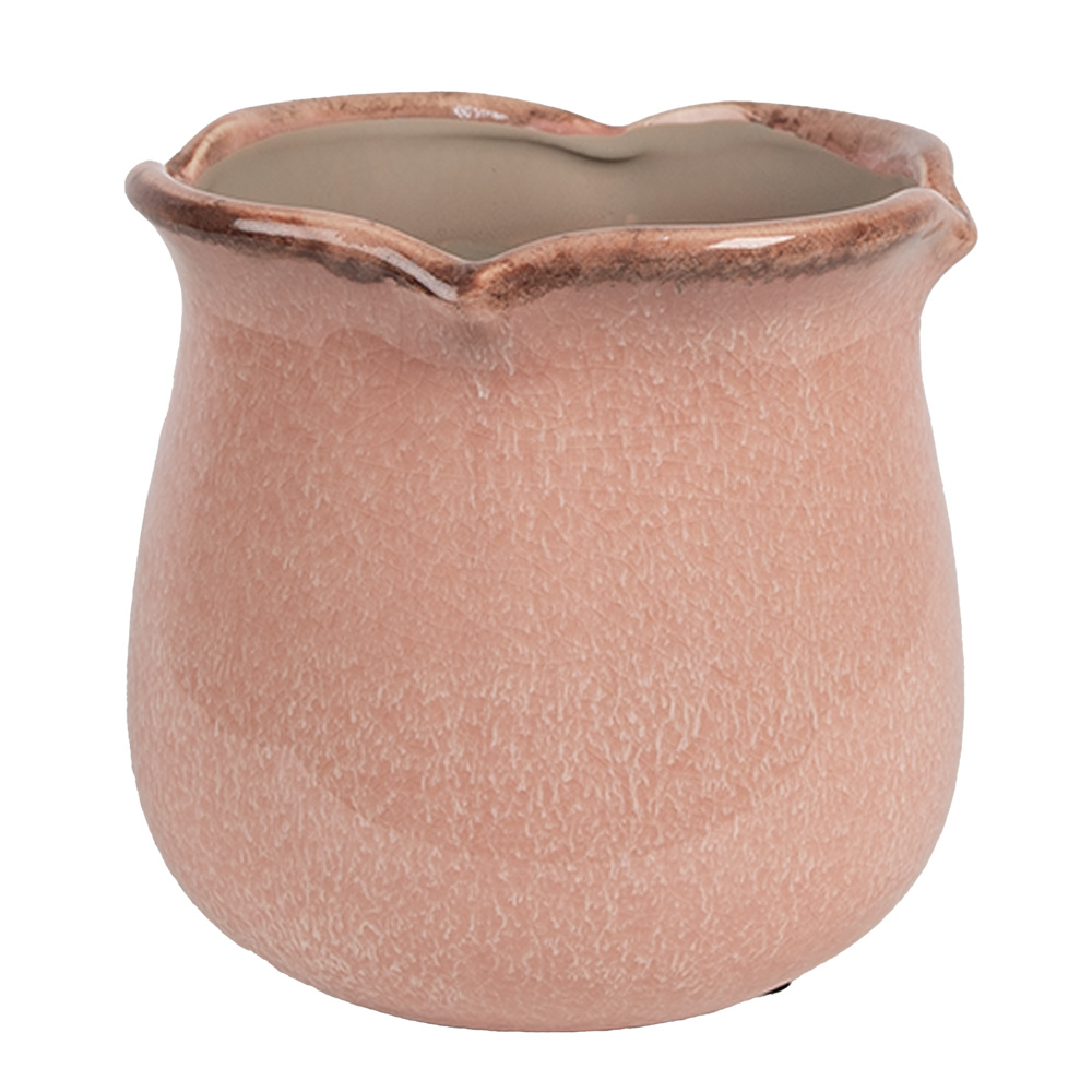 [6CE1714P] Flower Pot Inside Pink Ø 16x15 cm
