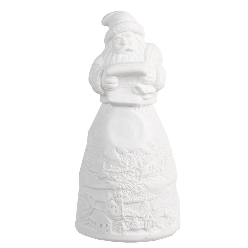 [6CE1749] Décoration de Noël père Noël avec LED Blanc Ø 5x11 cm