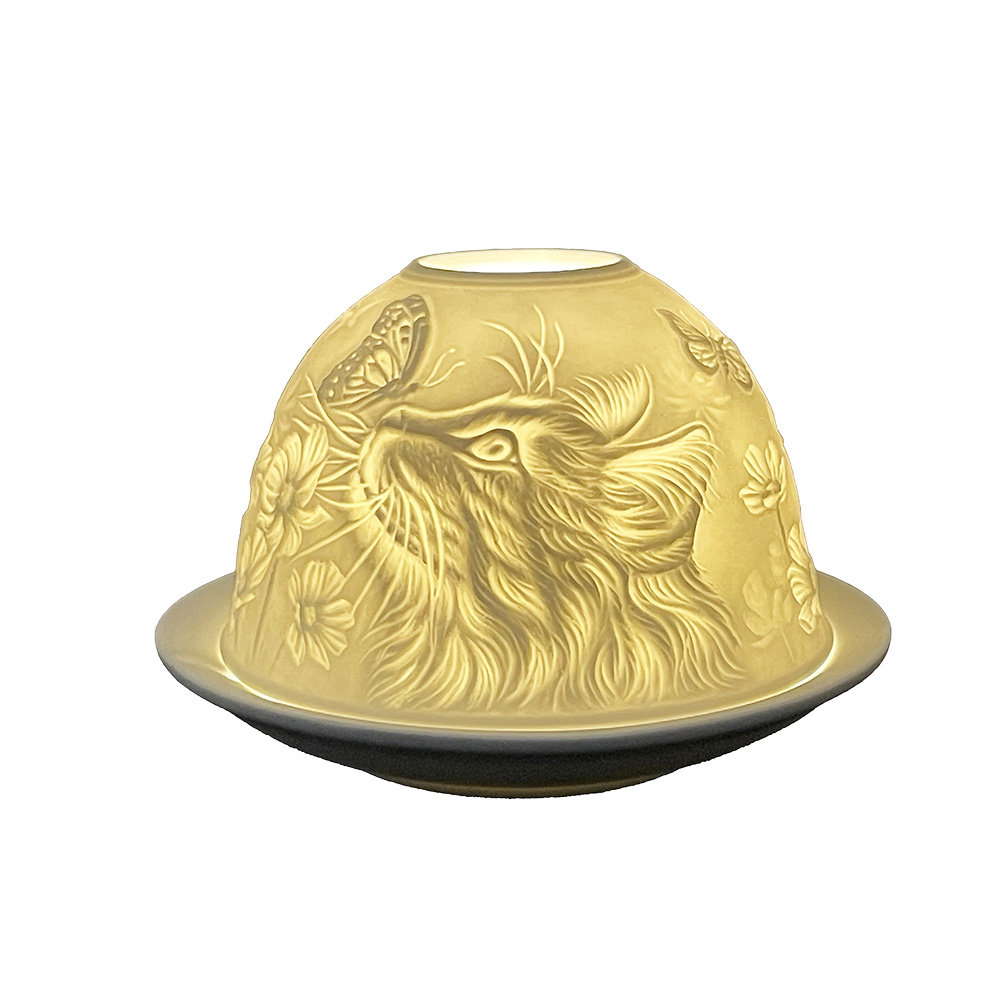 [6CE1809] Waxinelichthouder Ø 12x8 cm