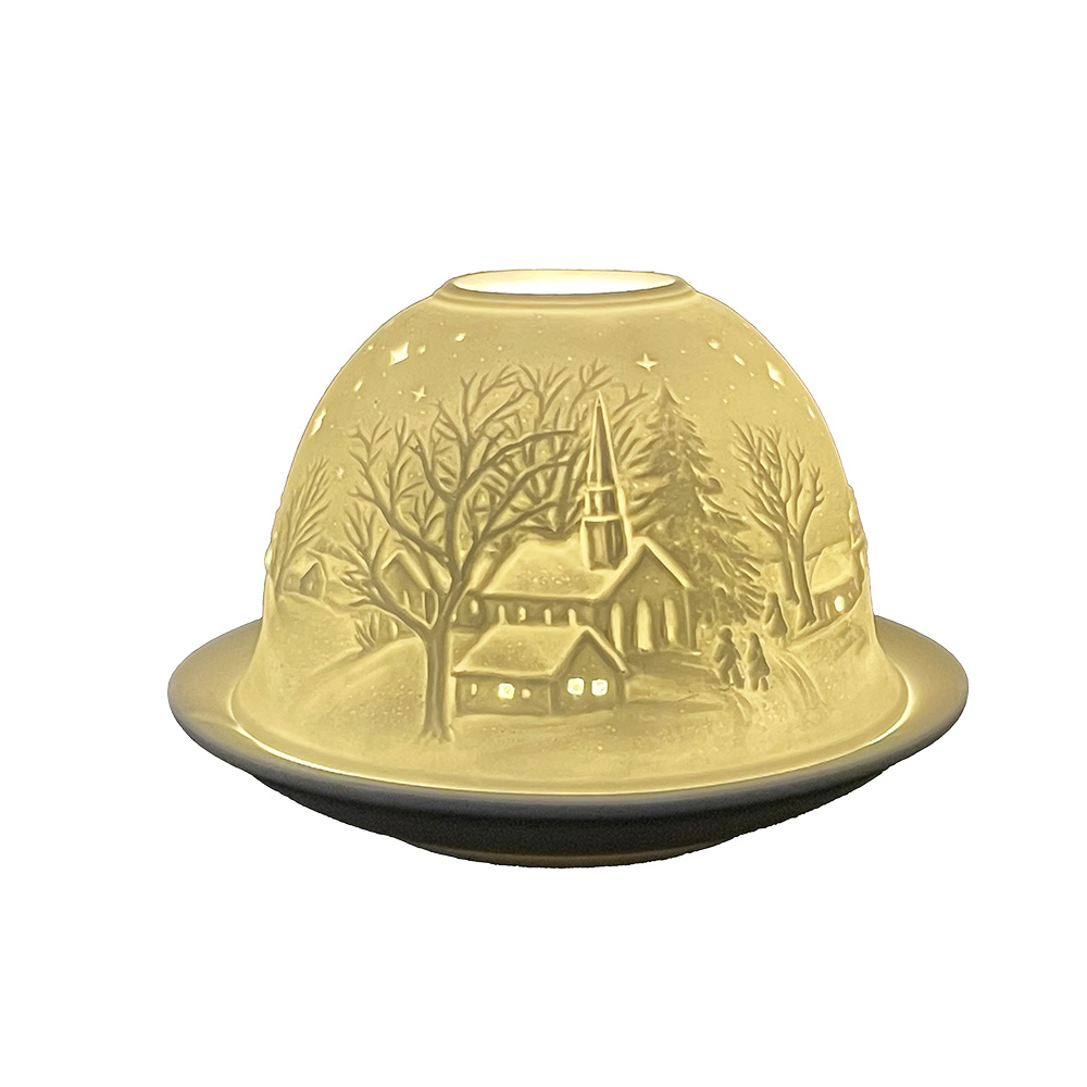 [6CE1814] Waxinelichthouder Ø 12x8 cm