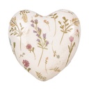 Decoration Heart Beige Pink 11x11x4 cm