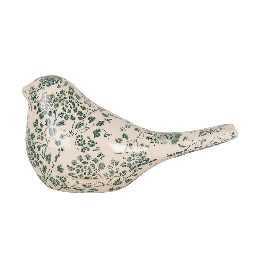 [6CE1950L] Decoratie vogel 25x10x13 cm