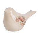 Decorazione Uccello Beige Rosa 22x9x12 cm