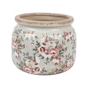 Flower Pot Inside Grey Pink Ø 20x15 cm