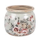 Pot de fleurs d'intérieur Gris Rose Ø 12x10 cm