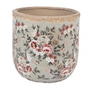 Flower Pot Inside Grey Pink Ø 17x16 cm