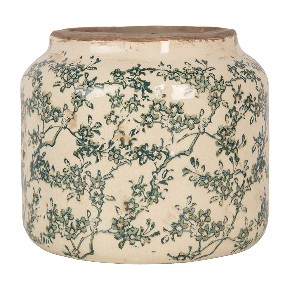 [6CE1975L] Decoratie bloempot Ø 18x16 cm