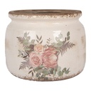 Vaso Porta Pianta Beige Rosa Ø 20x15 cm