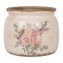 Blumentopf für Innen Beige Rosa Ø 16x13 cm