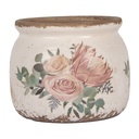 Pot de fleurs d'intérieur Beige Rose Ø 12x10 cm