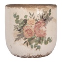 Blumentopf für Innen Beige Rosa Ø 14x13 cm