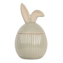 Storage Jar with Lid Green 10x10x16 cm