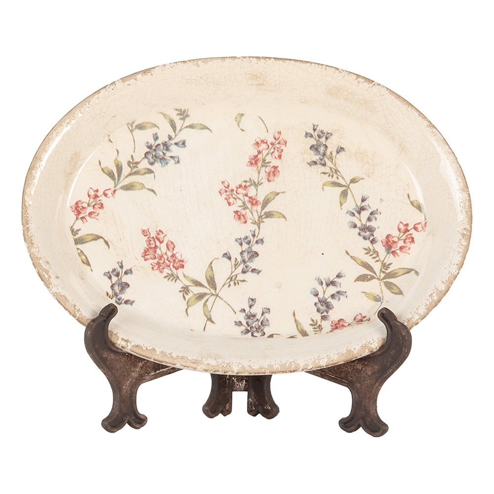 [6CE2026] Decoratie bord 25x18x3 cm