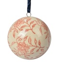 Palla di decorazione Beige Rosa Ø 8x8 cm