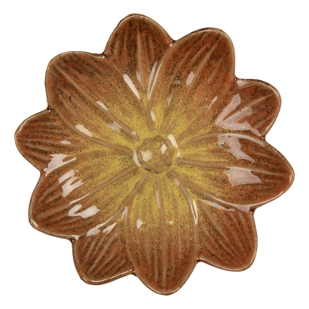 Schaaltje bloem Ø 14x3 cm