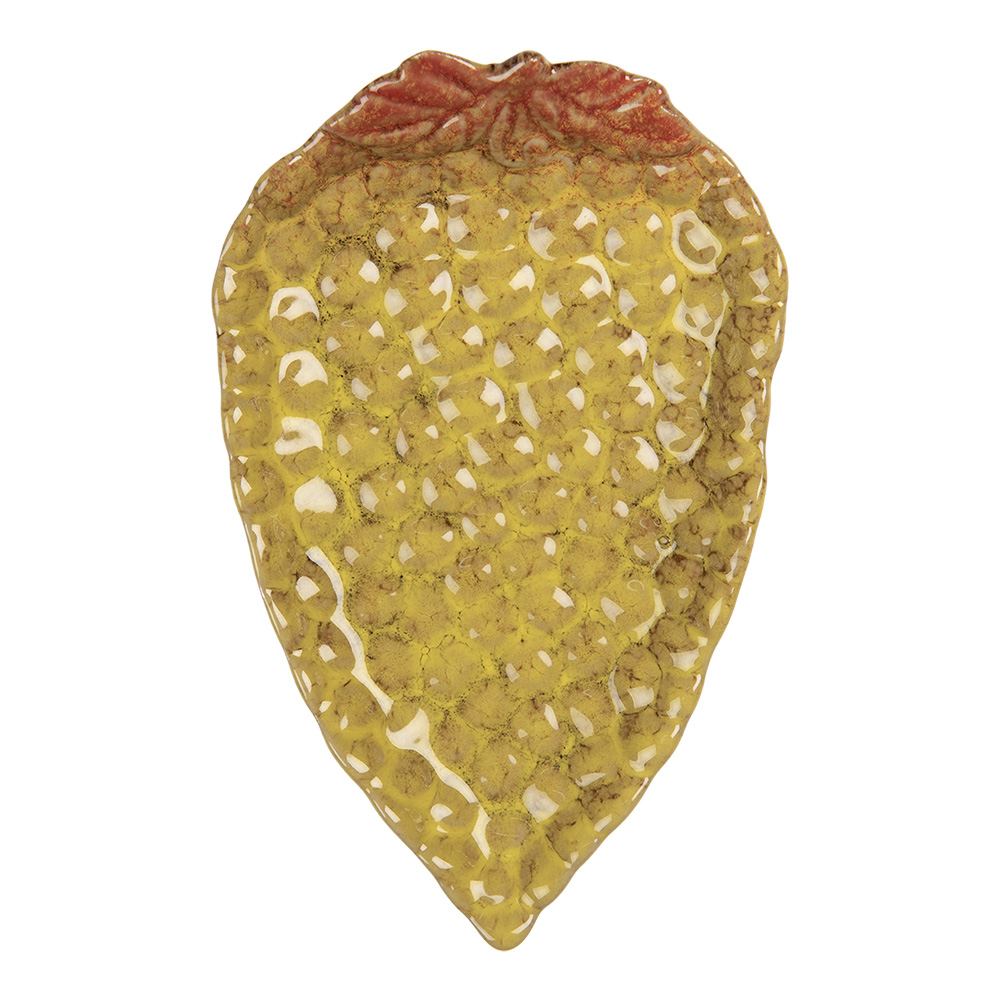 [6CE2159] Schale Trauben Gelb 15x10x2 cm