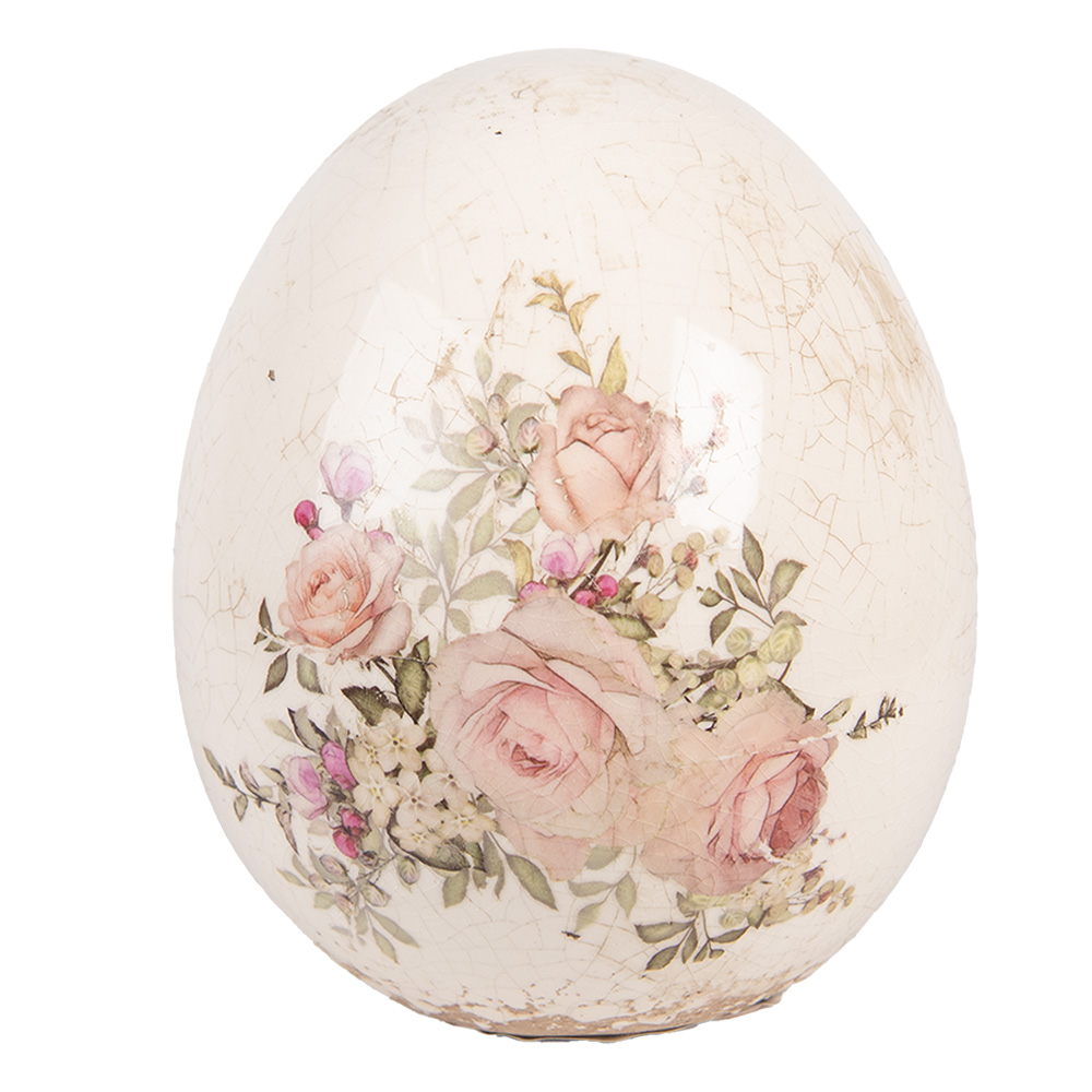 [6CE2207M] Decoratie ei Ø 10x12 cm