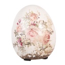Decorativa Uovo Beige Rosa Ø 7x9 cm