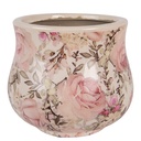 Blumentopf für Innen Beige Rosa Ø 15x13 cm