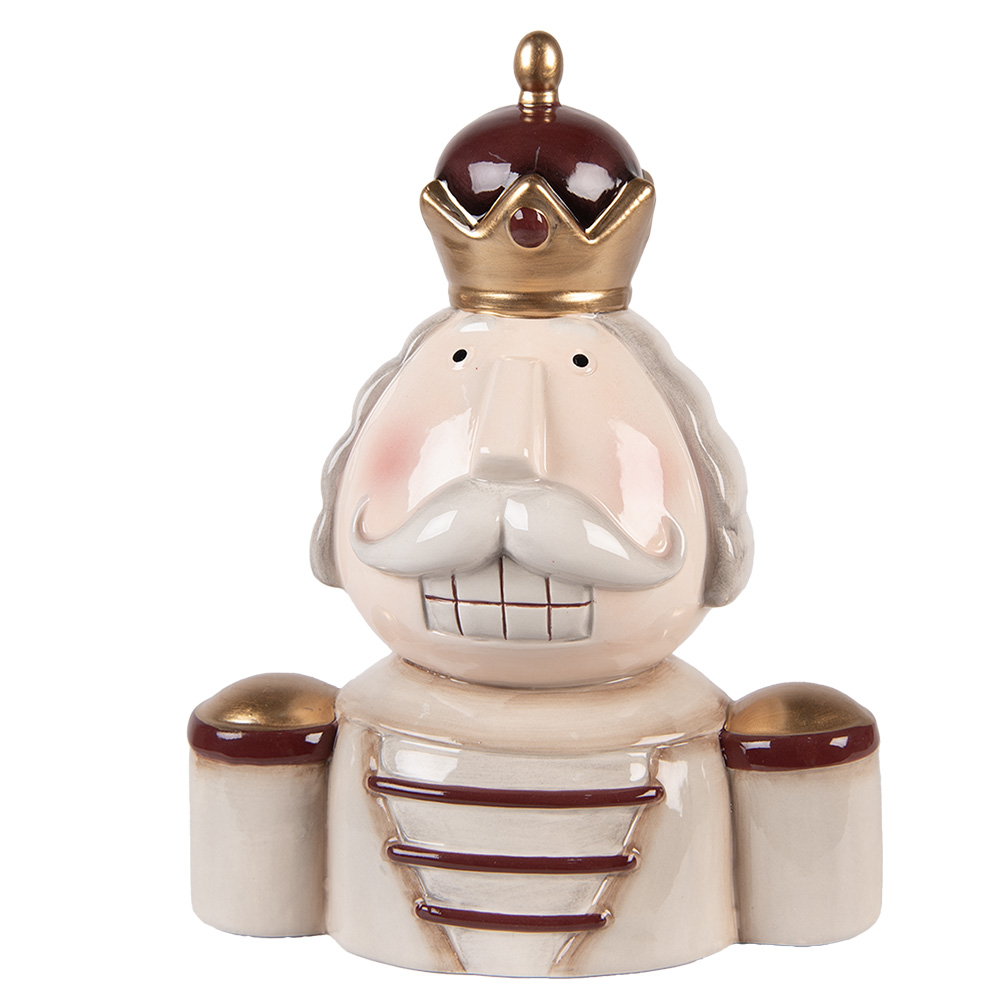 Decoratie notenkraker 17x12x23 cm