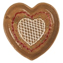 Piatto da Colazione Marrone Bianco 17x17x3 cm