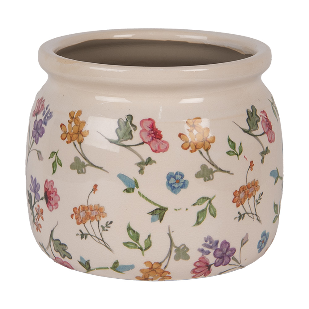 [6CECFL0001M] Decoratie bloempot Ø 16x13 cm