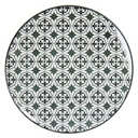 Piatto da cena Bianco Nero Ø 26x2 cm