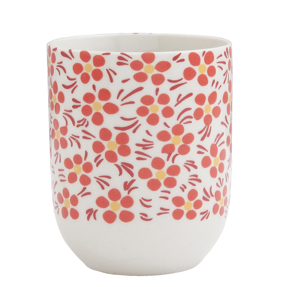 Crockery Mug Red Ø 6x8 cm / 100 ml