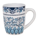 Mug Bianco Blu 12x8x10 cm / 300 ml