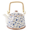 Teiera con infusore Blu 18x14x12 cm / 700 ml