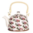 Teekanne mit Sieb Mehrfarbig 18x14x12 cm / 800 ml