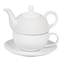 Tea for One Weiß 17x16x13 cm / 350 ml / 250 ml