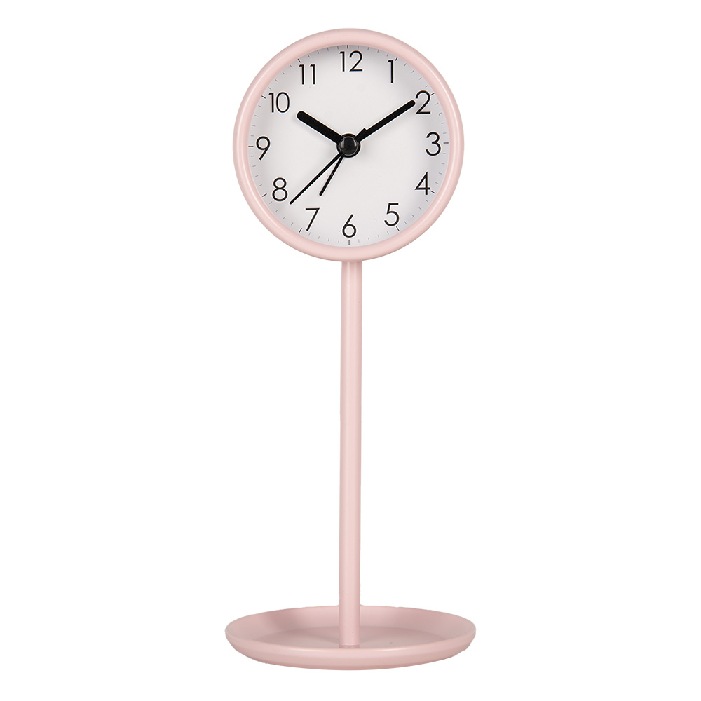 [6GBAC0001P] Sveglia analogica Rosa Ø 9x21 cm / 1xAA