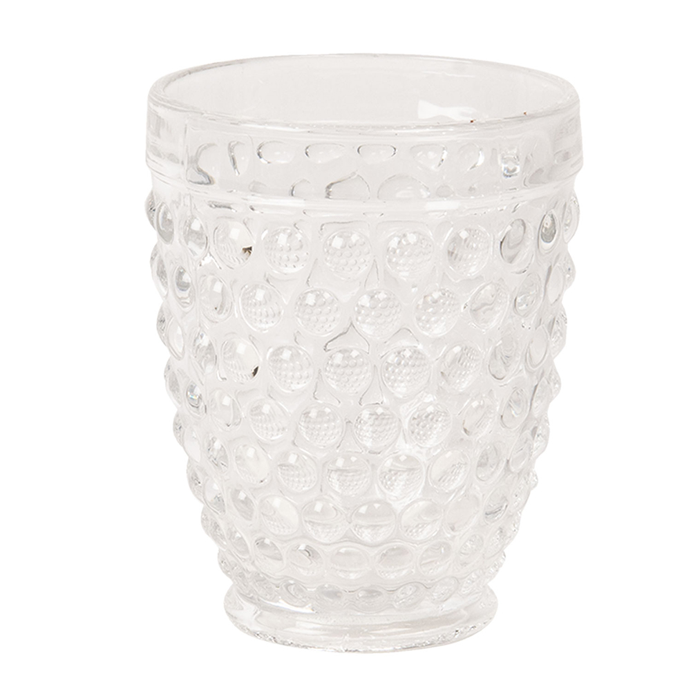 [6GL2849] Wasserglas Transparent Ø 8x10 cm / 225 ml