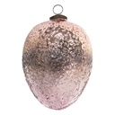 Boule de Noël Rose Ø 12x18 cm