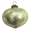 Palla di natale Verde, Marrone Ø 10x9 cm