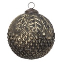 Boule de Noël Cuivre, Marron Ø 9x9 cm