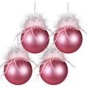Weihnachtskugel Ø 10x10 cm (set van 4)