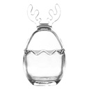 Bonbonniere mit Deckel Transparent Ø 8x15 cm
