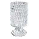 Vase Glass Transparent Ø 10x18 cm