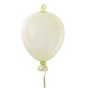 Decoration pendant balloon Green Ø 7x14 cm