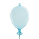 Dekoration hänger Ballon Blau Ø 10x17 cm