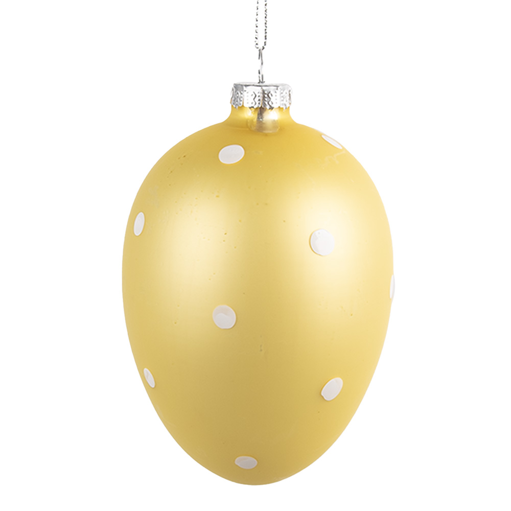 [6GL4467] Decoratie Pendentif ei Ø 8x12 cm