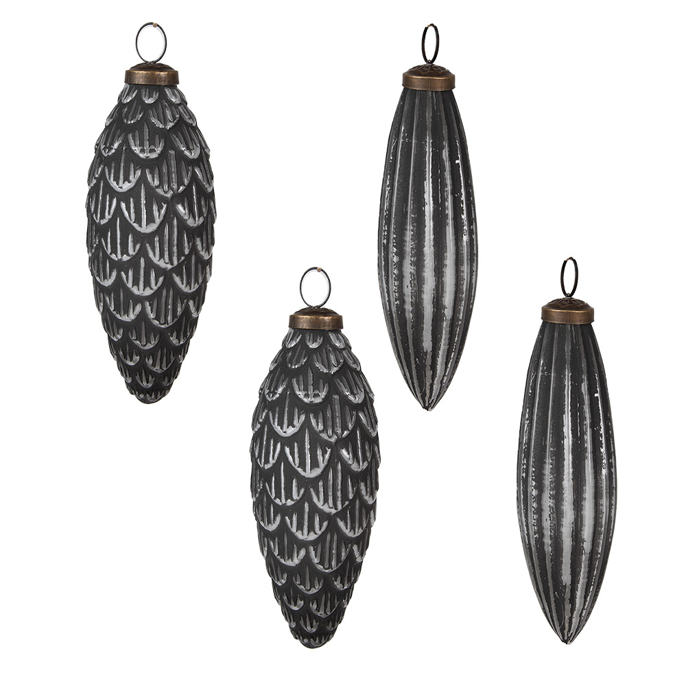 [6GL4510] Doos kerstballen 32x14x8 cm / Ø 8x15 cm (set 4)