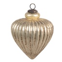 Boule de Noël Couleur or Marron Ø 16x20 cm
