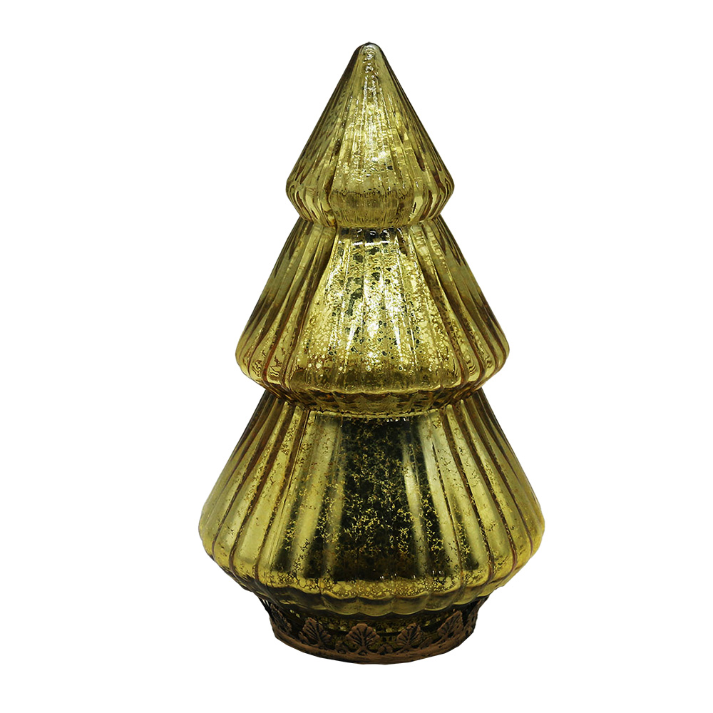 [6GL4563] Decoratie kerstboom met LED Ø 13x23 cm